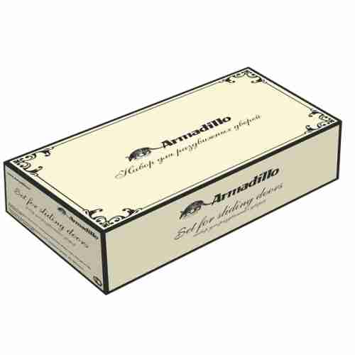 Ручки купе для раздвижных дверей Armadillo SH010/CL Gold-24 золото 24K